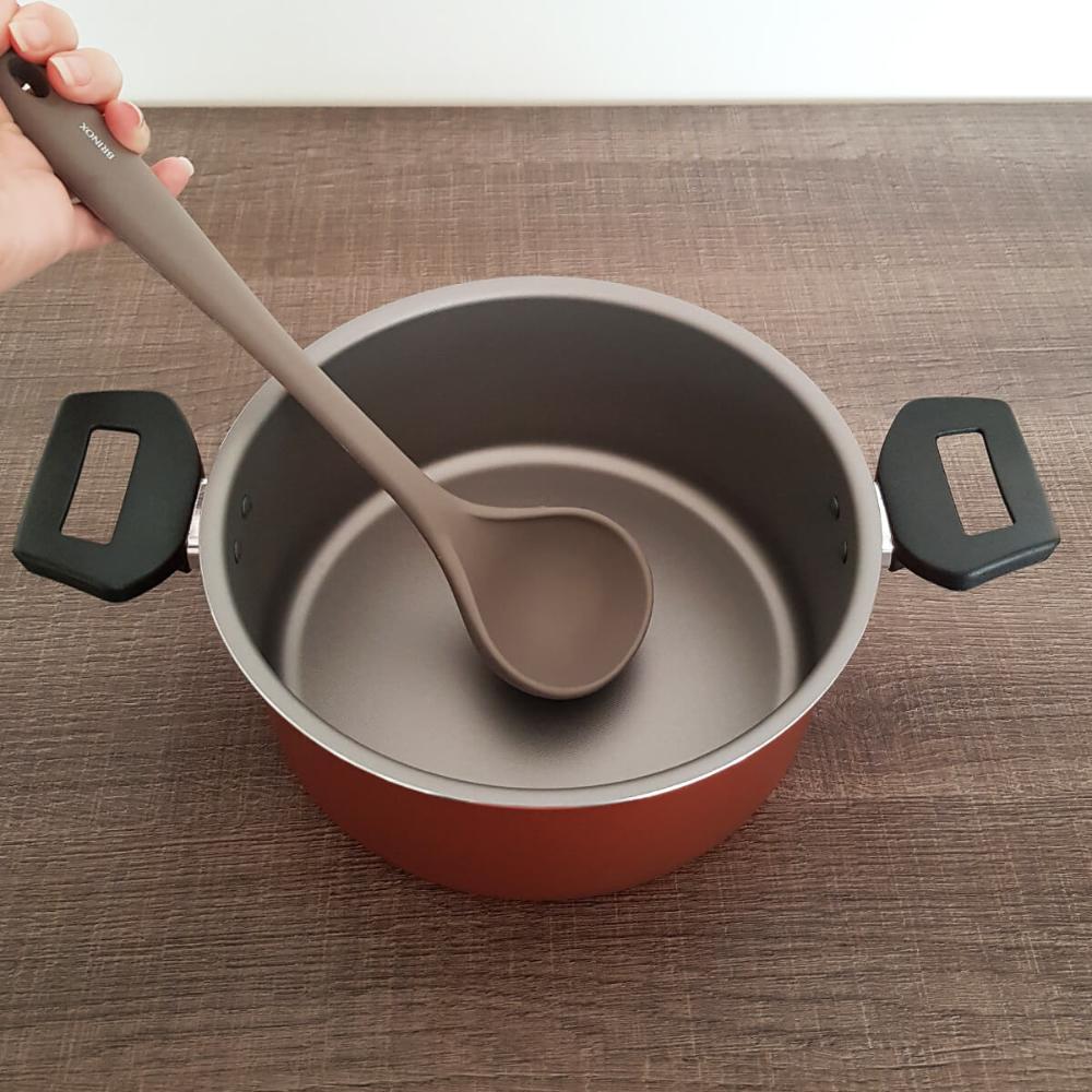 4 Conchas de Silicone Para Cozinha Utensílios Feijão Sopa pa
