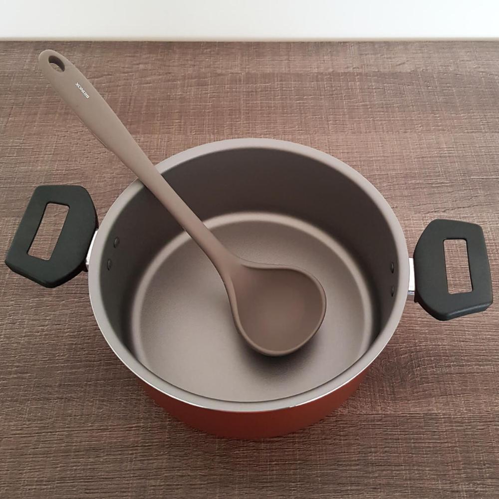4 Conchas de Silicone Para Cozinha Utensílios Feijão Sopa pa