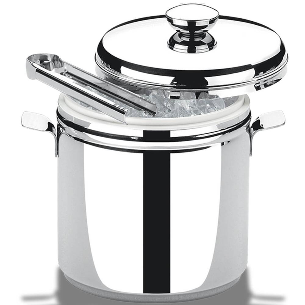 Balde Térmico para Gelo Com Tampa Brinox 1,5 Litros Inox