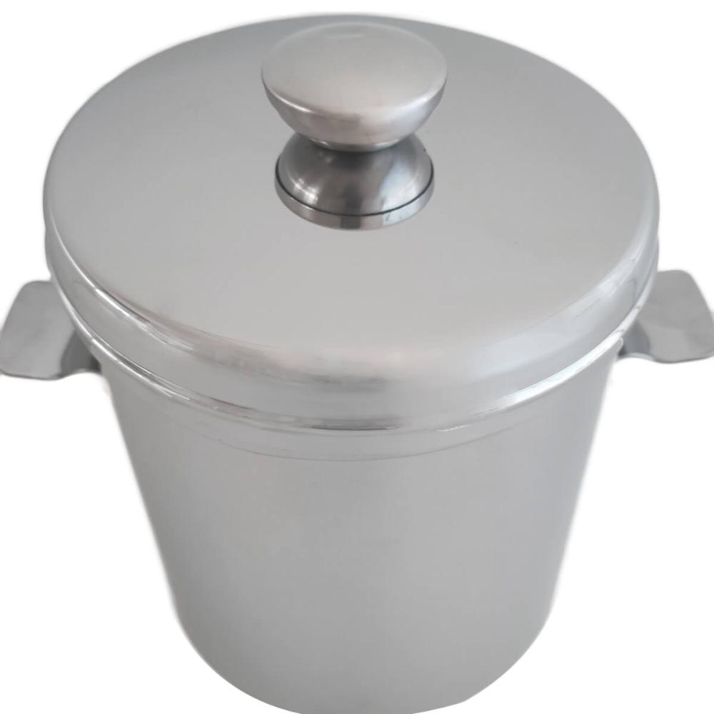 Balde Térmico para Gelo Com Tampa Brinox 1,5 Litros Inox