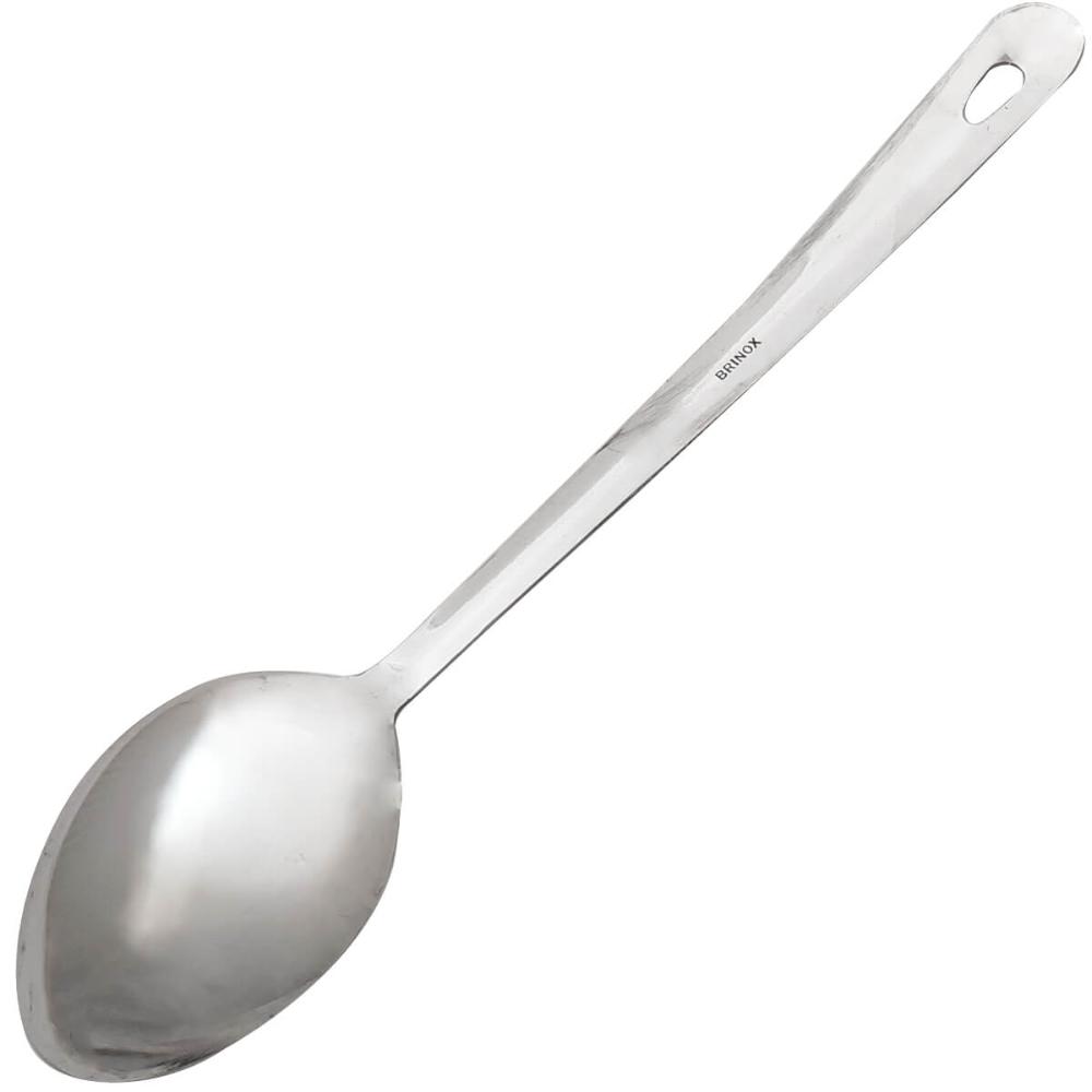 Colher Para Arroz De Inox Colher Grande Lisa 35cm Brinox Suprema Utensílio de Cozinha