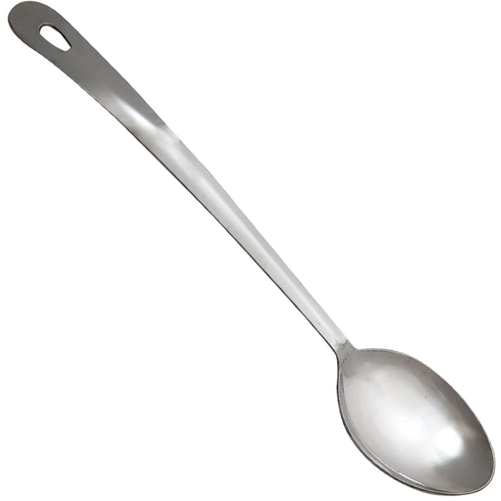 Colher Para Arroz De Inox Colher Grande Lisa 35cm Brinox Suprema Utensílio de Cozinha