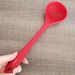 Concha de Silicone Para Cozinha Utensílio Cozinha Silicone Concha Vermelha Brinox