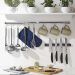 Conjunto 2 Barras Organizadoras de Cozinha 60cm em Aço Inox Top Pratic Brinox