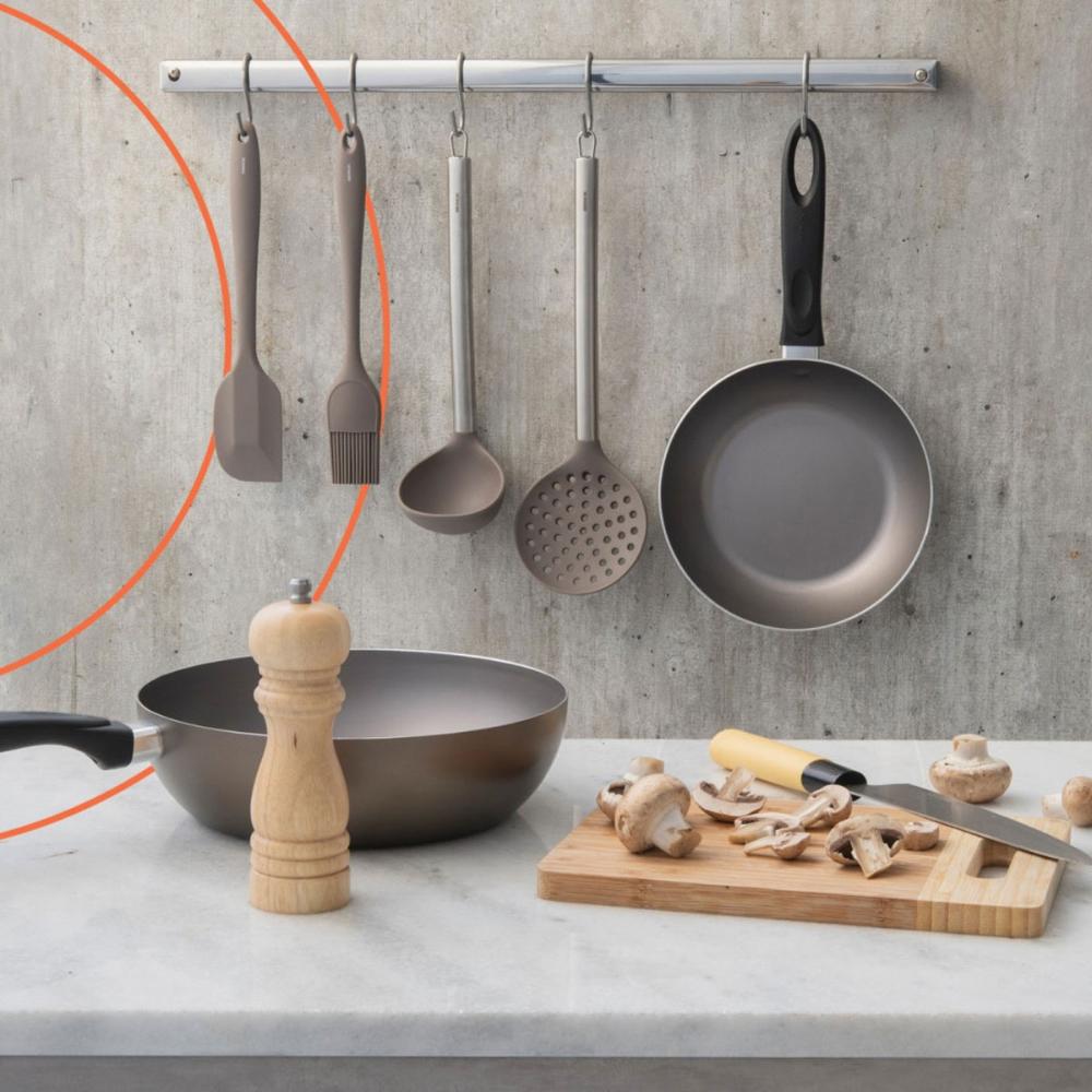 Conjunto 2 Barras Organizadoras de Cozinha 60cm em Aço Inox Top Pratic Brinox