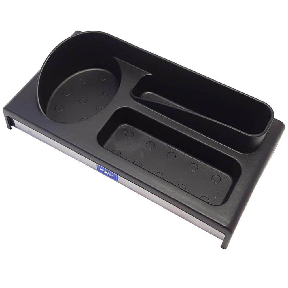 Conjunto 2 Suportes Organizadores para Pia Porta Detergente Esponja e Sabão Brinox Preto
