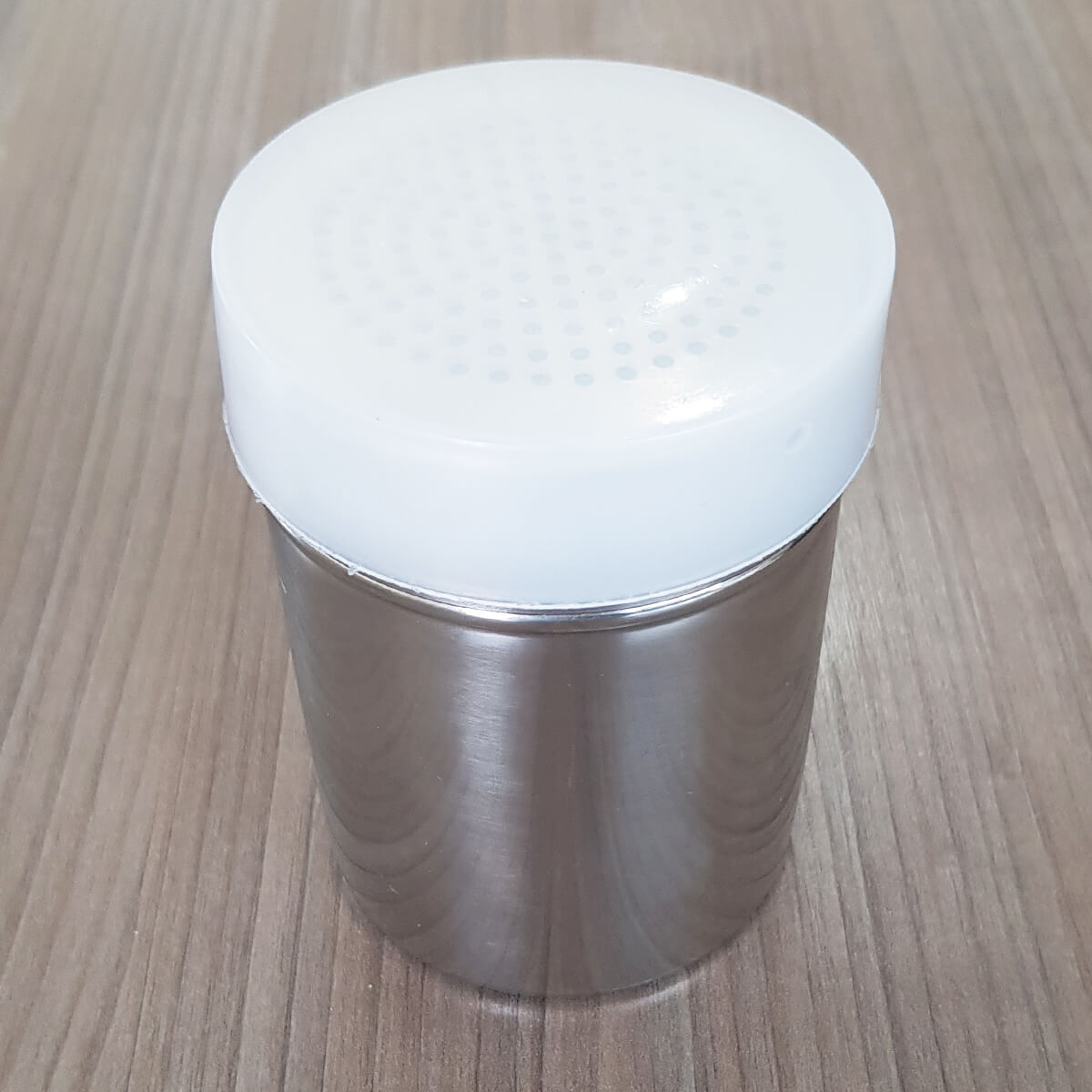 Conjunto 6 Saleiros Inox De Mesa Pimenteiros Com Tampa Bancada Brinox Restaurante