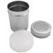 Conjunto 6 Saleiros Inox De Mesa Pimenteiros Com Tampa Bancada Brinox Restaurante