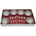 Conjunto Potes Para Sorvete Sobremesa Inox 12 Peças Jornata