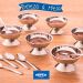 Conjunto Potes Para Sorvete Sobremesa Inox 12 Peças Jornata