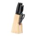 Conjunto de Facas 7 Peças Cross Preto