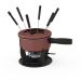 Conjunto para Fondue com 10 Peças Cobre