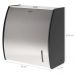 Dispenser de Papel Toalha Interfolhado para Banheiro Porta Toalha Decorline Brinox Aço Inox e Preto