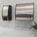 Dispenser de Parede para Sabonete Espuma 800ml Decorline Brinox em Aço Inox e Preto