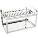 Escorredor Louças 16 Pratos Aço Inox Com Porta Talheres