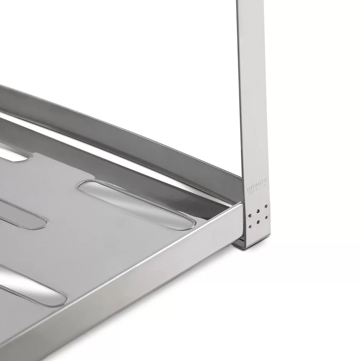 Escorredor Louças 16 Pratos Aço Inox Com Porta Talheres