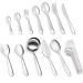 Faqueiro 90 Peças Conjunto de Talher Inox Faca Garfos Concha