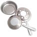 Fogareiro Grande Abafador Plátanos Inox Queimador Rechaud