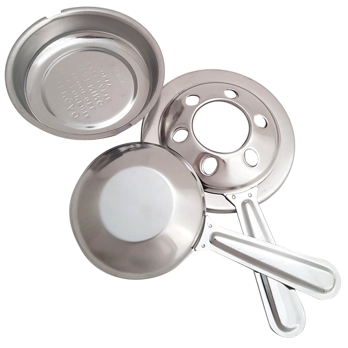 Fogareiro Grande Abafador Plátanos Inox Queimador Rechaud