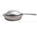 Fogareiro Grande Abafador Plátanos Inox Queimador Rechaud