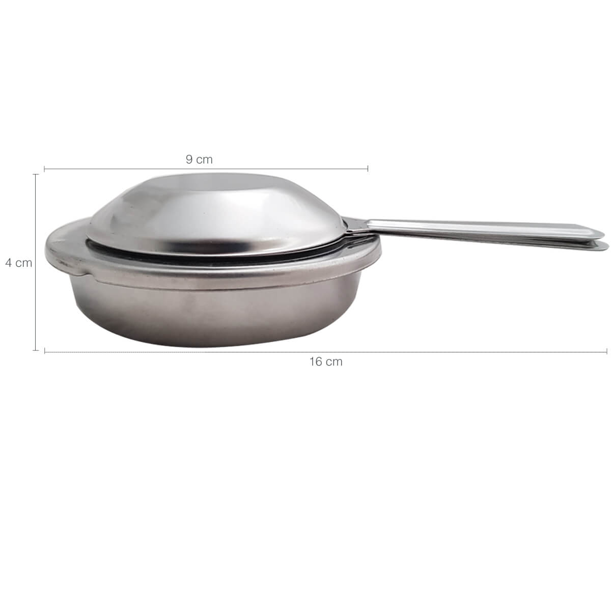 Fogareiro Grande Abafador Plátanos Inox Queimador Rechaud