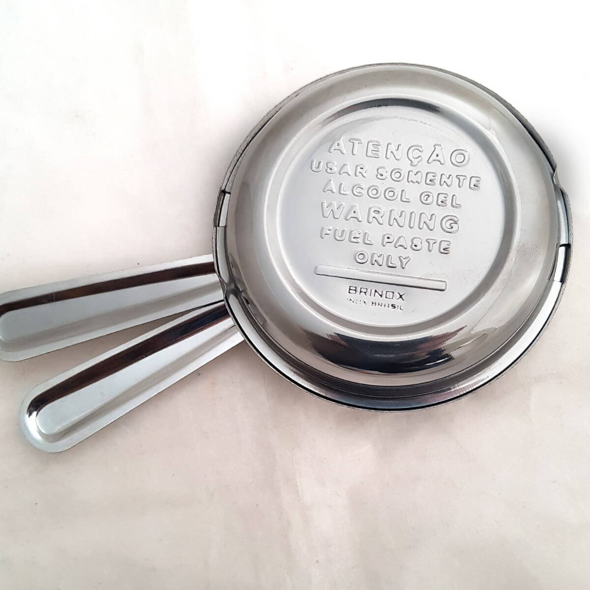 Fogareiro Grande Abafador Plátanos Inox Queimador Rechaud