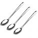 Kit 3 Colheres Grandes para Arroz Aço Inox Colher para Servi