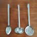 Kit 3 Escumadeiras Grandes para Fritura Cozinha Industrial Restaurante Espumadeiras Brinox
