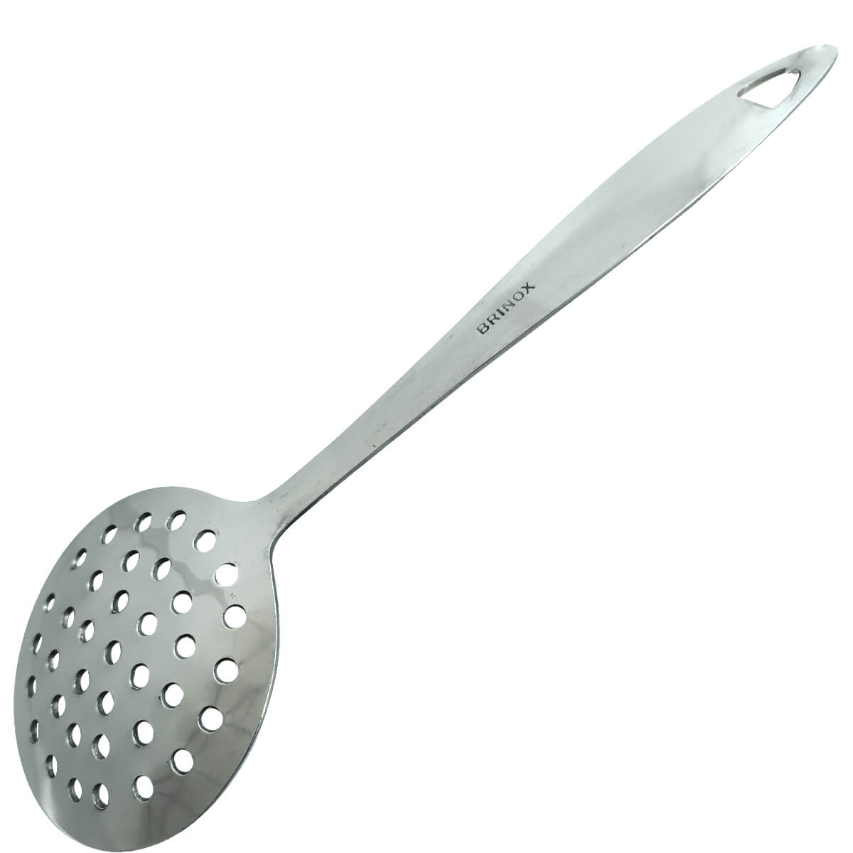 Kit 4 Espátulas de Inox Para Cozinha Espátula Perfurada Culinária Brinox