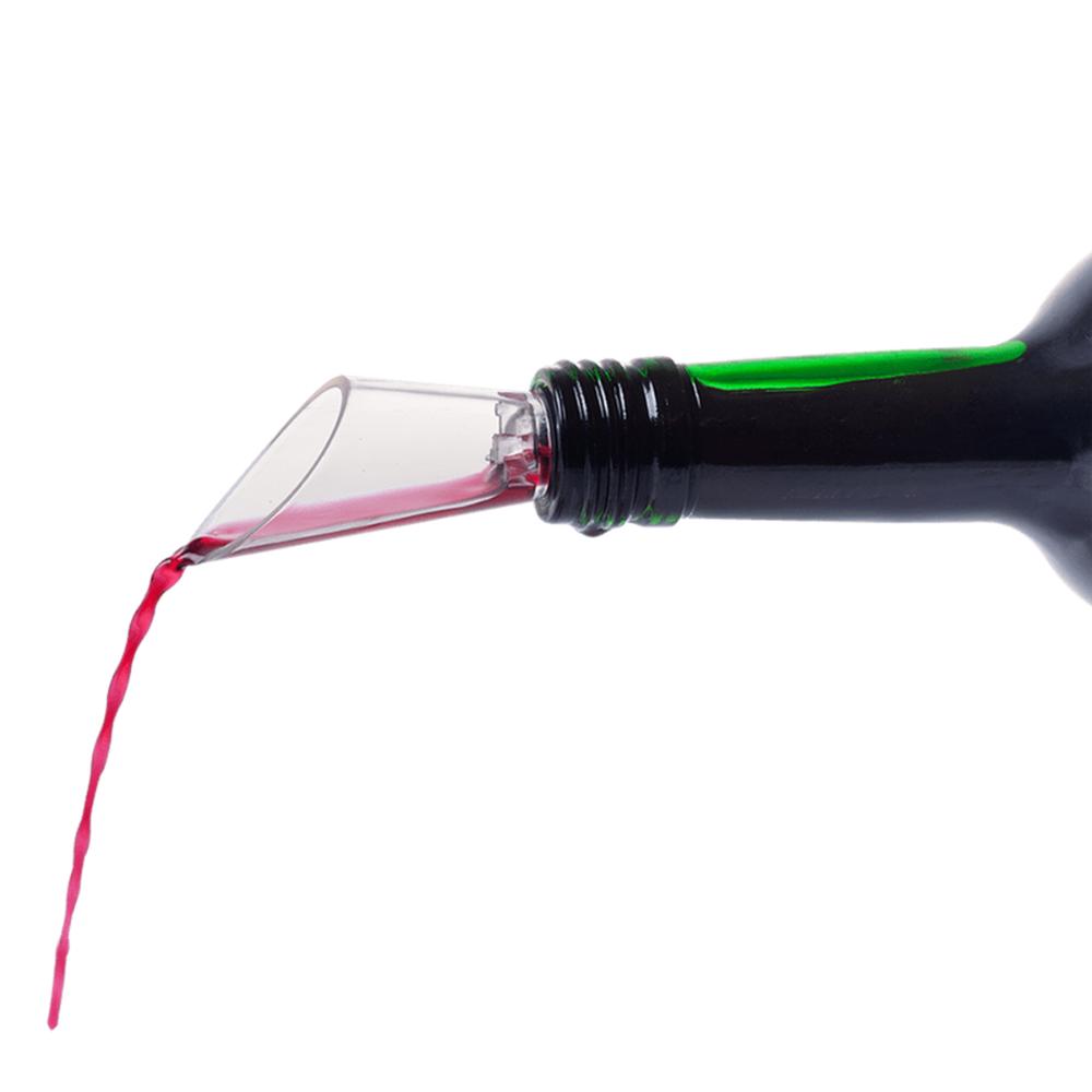 Kit 4 Funil Aerador para Garrafa de Vinho Acessórios para Vinho e Espumante Brinox