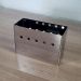 Kit 4 Porta Guardanapos de Inox para Lanchonetes Confeitarias Restaurantes Mesa Parma Brinox