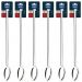 Kit 6 Colher de Servir Arroz Cozinha Industrial Restaurante Grande Aço Inox