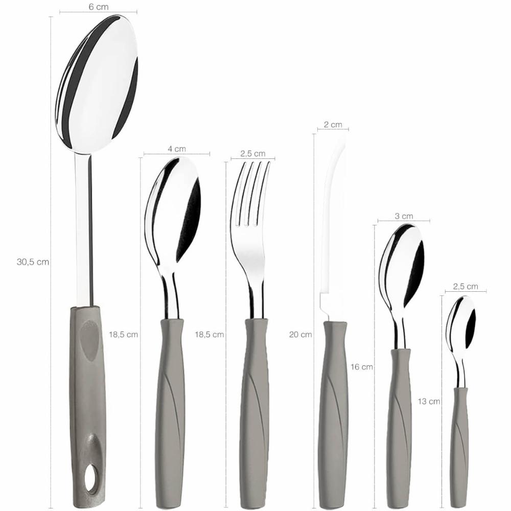 Kit Faqueiro Aço Inox 32 Peças Itaparica e Organizador de Ta