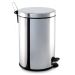 Lixeira Decorline com Pedal Prateada 20 L