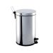 Lixeira Decorline com Pedal Prateada 5 L