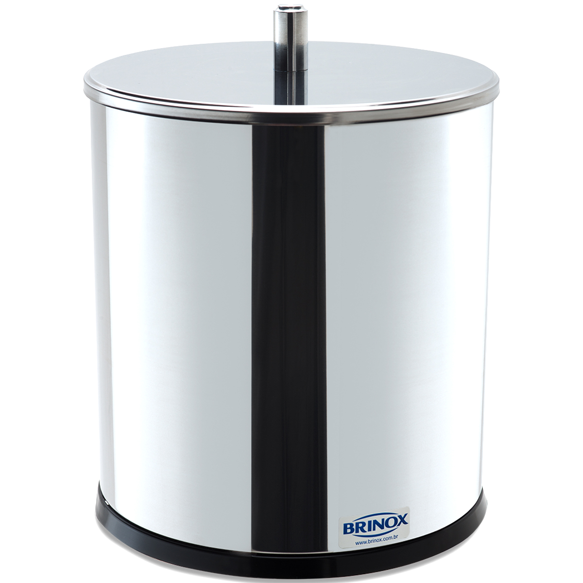 Lixeira Inox Com Tampa Brinox Lixeira Para Banheiro Cozinha