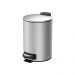Lixeira com Pedal e Balde Spin Inox 3 L