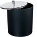 Lixeira com Tampa Inox 5,4 L Lixeira para Banheiro Cozinha Preta