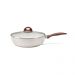 Panela Wok com Tampa Smart Plus Off White 28 cm