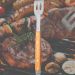 Pegador De Carne Churrasco Pegador Cabo Longo Madeira Brinox