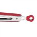 Pegador De Silicone Brinox Pinça para Churrasco Inox Pegador Vermelho