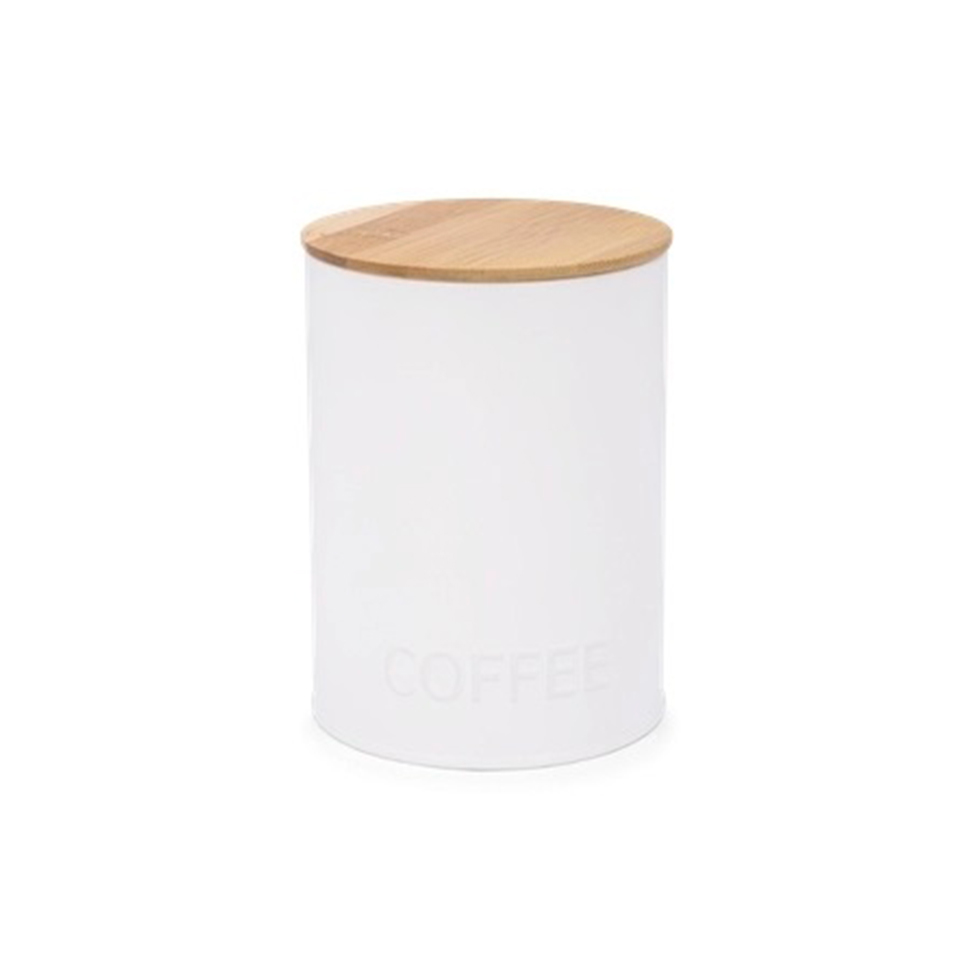 Pote para Café Canister Branco