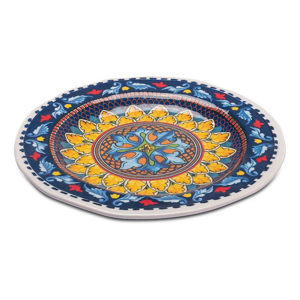 Prato de Sobremesa Provença Colorido 23 cm