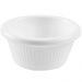 Ramekin Canelado Haus Refratário De Melamina 50ml Branco