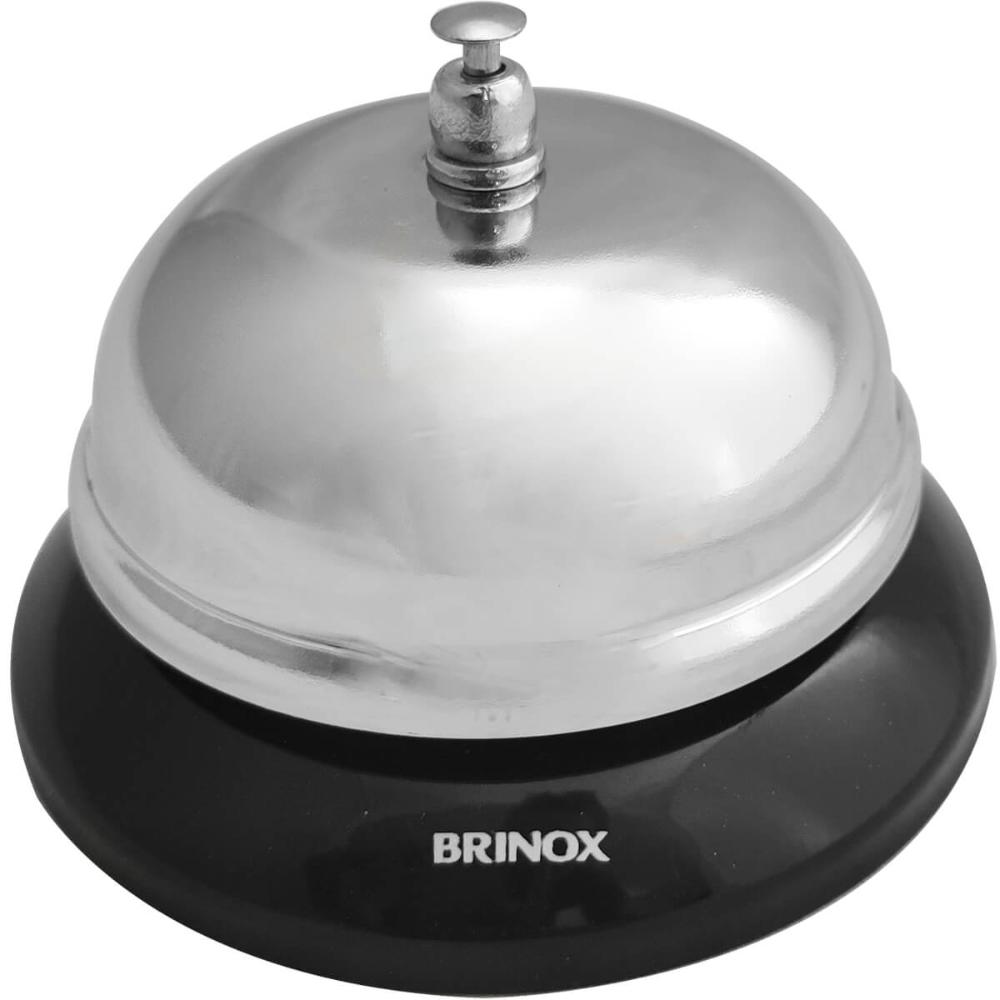 Sino Mesa Campainha Inox Recepção Balcão Hotel Restaurante Brinox