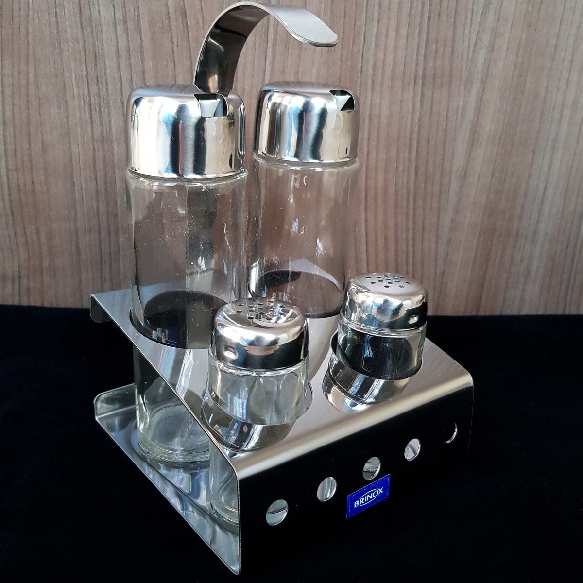 Suporte Galheteiro Porta Condimentos Temperos Brinox Galheta