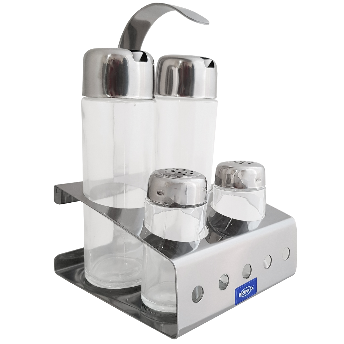 Suporte Galheteiro Porta Condimentos Temperos Brinox Galheta
