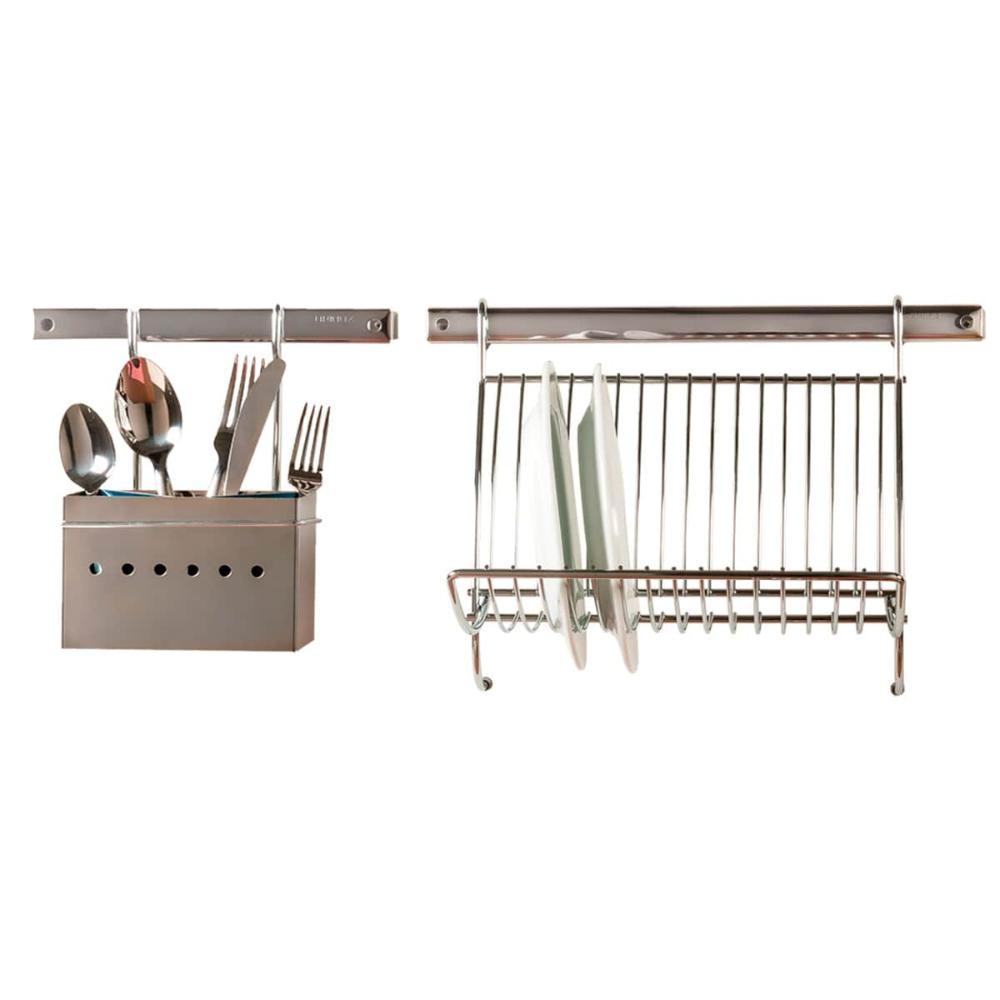 Suporte Organizador Cozinha Em Barra Brinox 25cm Aço Inox