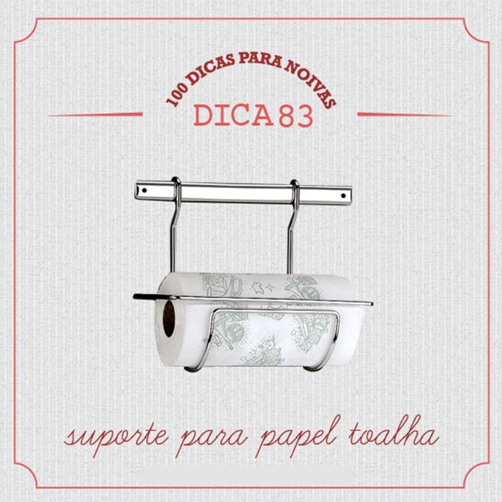 Suporte Organizador Cozinha Em Barra Brinox 25cm Aço Inox
