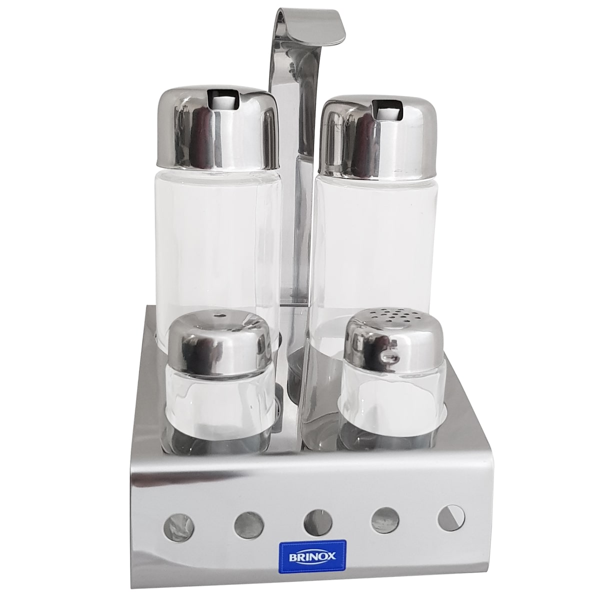 Suporte Porta Temperos Paliteiro Galheteiro Galhetas Brinox